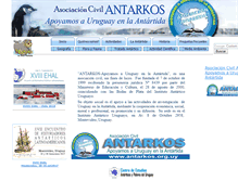 Tablet Screenshot of antarkos.org.uy